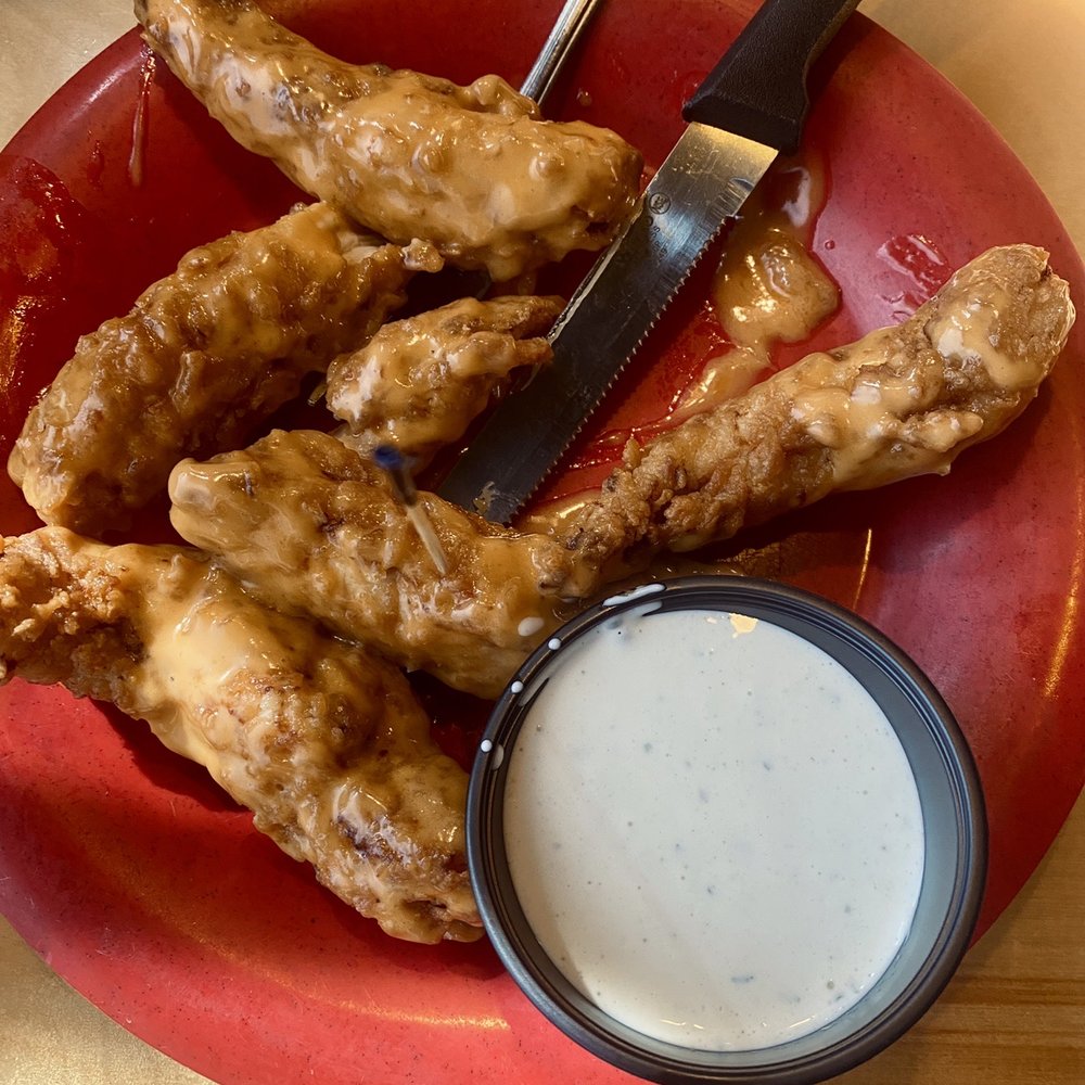 Toot's Restaurant - Chicken tenders with mild buffalo - Burgers Near Me - Murfreesboro, Tennessee Toot's Restaurant - Chicken tenders with mild buffalo - Burgers Near Me - Murfreesboro, Tennessee