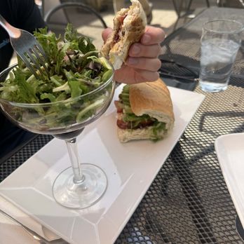 Lavender 'n Cream - BLT sandwich (Came with salad) - Desserts Near Me - Redwood City, California Lavender 'n Cream - BLT sandwich (Came with salad) - Desserts Near Me - Redwood City, California