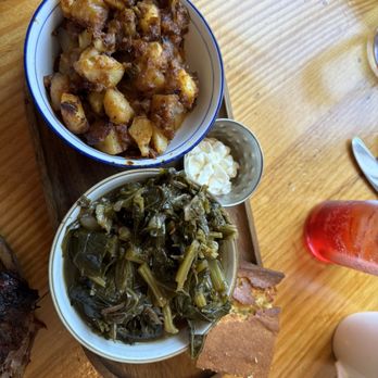 Black Joy Kitchen - The collards greens.. still dreaming of them - Caribbean Near Me - Oak Bluffs, Massachusetts