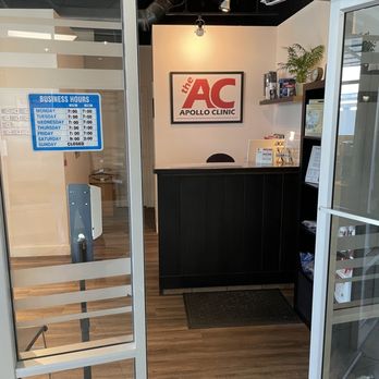 The Apollo Clinic - Reception Desk #1 - Physical Therapy Near Me - Abbotsford, British Columbia The Apollo Clinic - Reception Desk #1 - Physical Therapy Near Me - Abbotsford, British Columbia