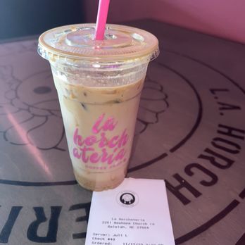 La Horchateria - Iced Dulce de Leche Macchiato - Coffee & Tea Near Me - Raleigh, North Carolina La Horchateria - Iced Dulce de Leche Macchiato - Coffee & Tea Near Me - Raleigh, North Carolina