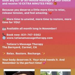 Tatiana's Massage Therapy