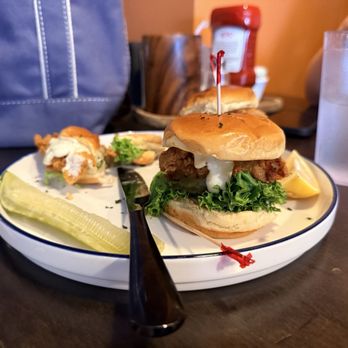Diana's Kitchen & Bar - Cod sliders - Breakfast & Brunch Near Me - Chatham, Massachusetts Diana's Kitchen & Bar - Cod sliders - Breakfast & Brunch Near Me - Chatham, Massachusetts