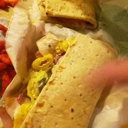 Uncooked flat bread