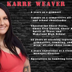 Tumble And Stunt Institute - Frisco - Manager Coach Karre