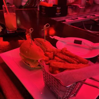 Kanu Bar Grill - VEGAN BURGER with sweet potato fries $23 - Bars Near Me - New York, New York Kanu Bar Grill - VEGAN BURGER with sweet potato fries $23 - Bars Near Me - New York, New York