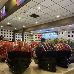 Cinemark Tinseltown and XD - Top Gun helmet popcorn buckets. Amazing!!! Available in Goose and Maverick. For 40th Anniversary rerelease. $45 each. Plus tax.
