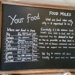Crooked House - Locally sourced food