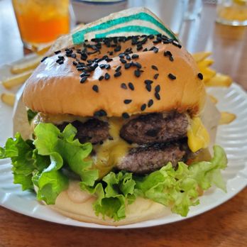 Unconventional Diner - The double cheeseburger with a special sauce - Breakfast & Brunch Near Me - Washington, DC, District of Columbia