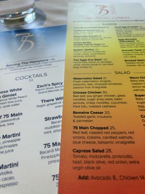 Menu photo 3 75 Main Southampton, NY
