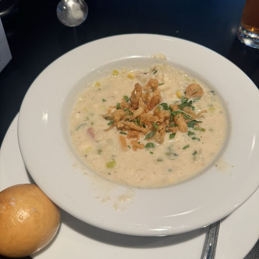 East Coast Bistro - Fish Chowder with broiled spinach. So good. - Bistros Near Me - Saint John, New Brunswick East Coast Bistro - Fish Chowder with broiled spinach. So good. - Bistros Near Me - Saint John, New Brunswick