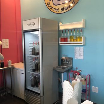Vayla's Gourmet Shaved Ice - A side of the work area - Shaved Ice Near Me - Miami, Florida