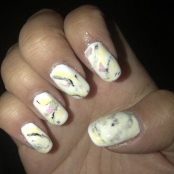 Amy Nails & Spa - Why would you use a big piece of holographic sheet and not flatten it?! WHAT KIND OF MARBLING?! I can't.. - Nail Salons Near Me - Chino, California Amy Nails & Spa - Why would you use a big piece of holographic sheet and not flatten it?! WHAT KIND OF MARBLING?! I can't.. - Nail Salons Near Me - Chino, California
