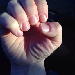 This is after my mani/pedi. These were "buffed" and I got charged an additional $3 for it. This is after my mani/pedi. These were "buffed" and I got charged an additional $3 for it.