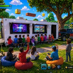VG Entertainment - Imagine how much fun your kids will have on the gaming truck!