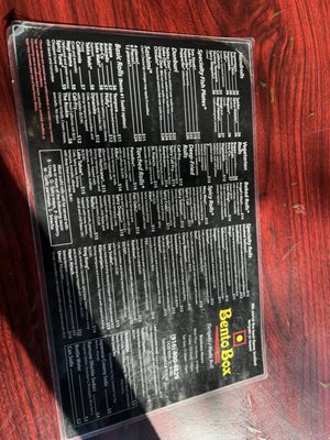 Menu photo 1 Bento Box Sacramento, CA