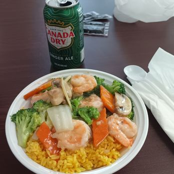 Gator China - Lunch Special Shrimp w Mixed Vegetables - Chinese Near Me - Gainesville, Florida