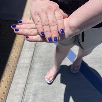 True Touch Nails & Spa - The color I got - Nail Salons Near Me - Chino, California