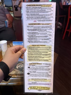 Menu photo 1 ReBAR Las Vegas, NV