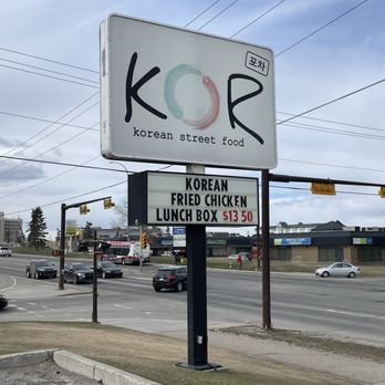 Kor - Sign - Korean Near Me - Calgary, Alberta