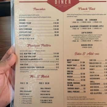 Millie's Diner - Menu - New American Near Me - Dickeyville, Wisconsin