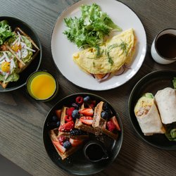 The Salt Line - Opening Brunch items