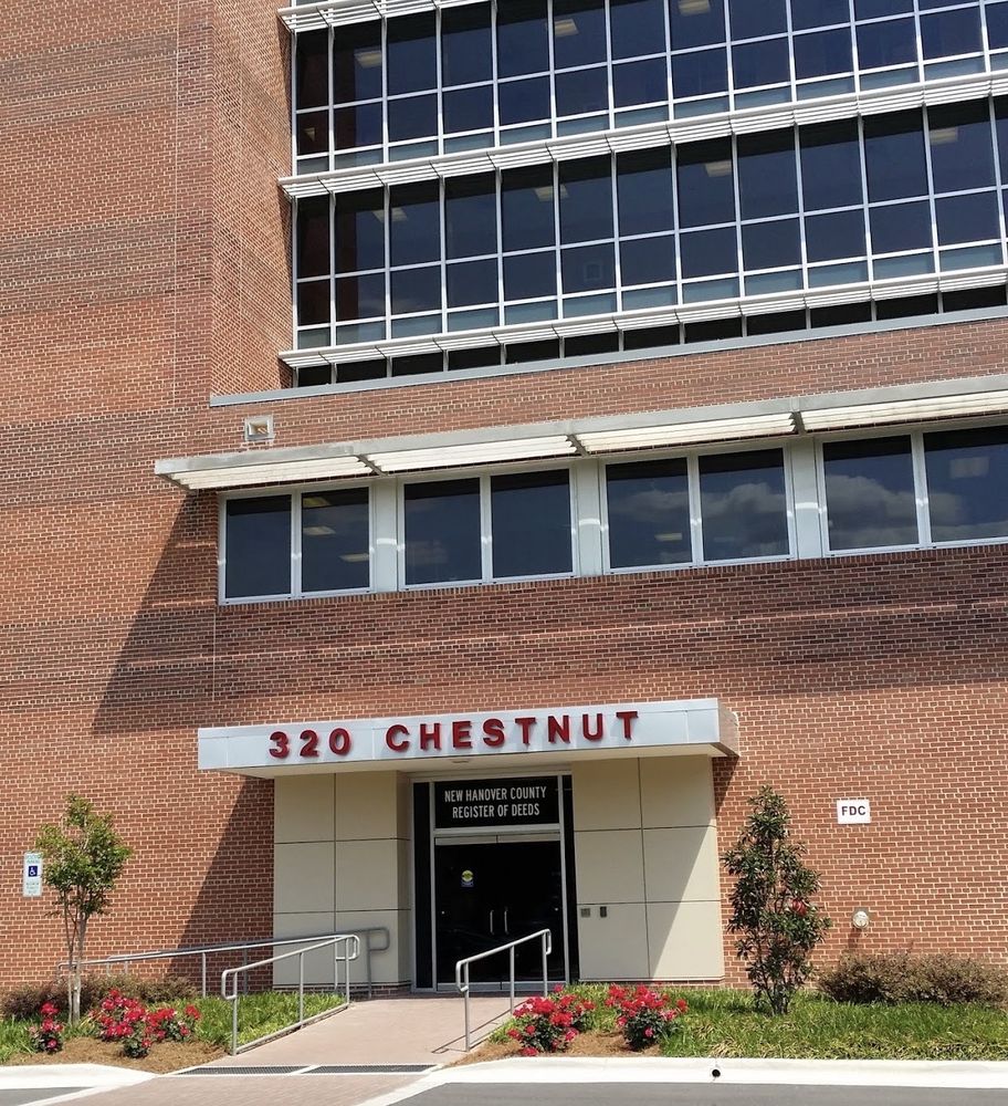 REGISTER OF DEEDS Updated May 2024 320 Chestnut St, Wilmington