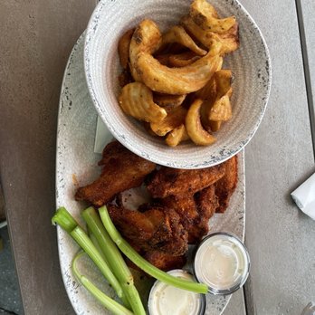 Rita's Seaside Grille - Chicken wings with Fries - Seafood Near Me - Folly Beach, South Carolina Rita's Seaside Grille - Chicken wings with Fries - Seafood Near Me - Folly Beach, South Carolina