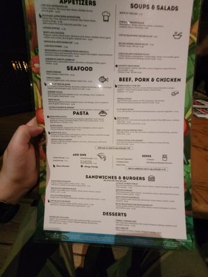 Menu photo 3 Lava Lounge Lake Buena Vista, FL