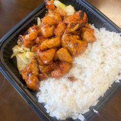 Kyoto Sushi & Teppanyaki - Chicken and vegetable stir fry