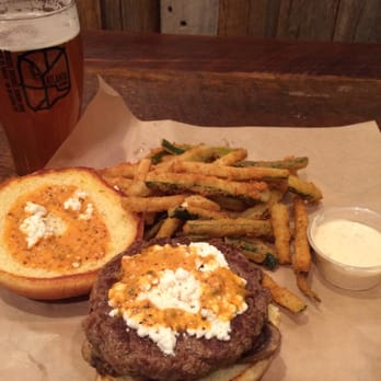 Moxie Burger - Cadillac burger and zucchini fries - Burgers Near Me - Marietta, Georgia