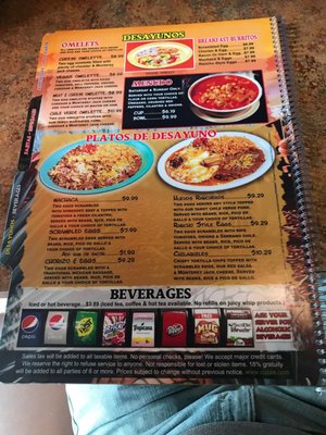 Menu photo 7 Cuca's Mexican Food Redlands, CA