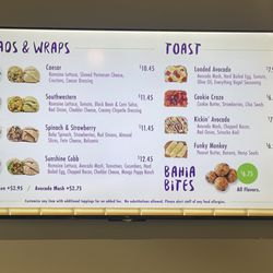 Bahia Bowls - Salads and wraps