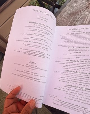 Menu photo 2 The Mill at Glen Ellen Glen Ellen, CA Menu photo 2 The Mill at Glen Ellen Glen Ellen, CA