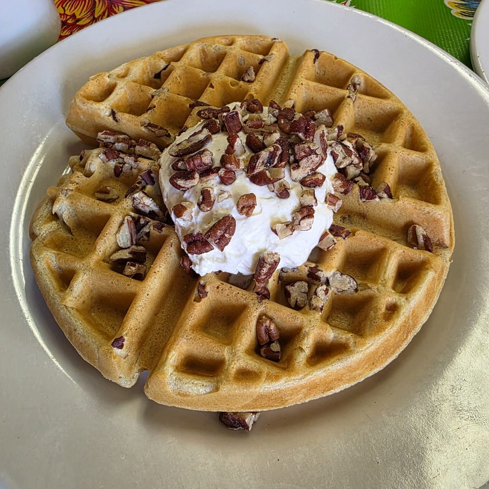 Elizabeth's Restaurant - Pecan waffle - Southern Near Me - New Orleans, Louisiana Elizabeth's Restaurant - Pecan waffle - Southern Near Me - New Orleans, Louisiana