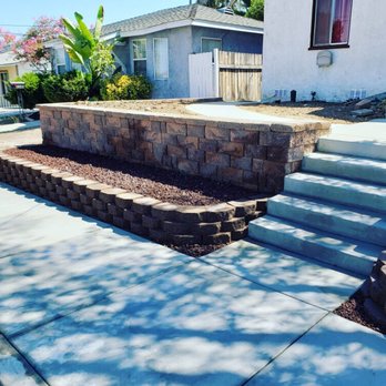 SK Concrete - New retaining walls and steps! - Masonry/Concrete Near Me - Lakeside, California SK Concrete - New retaining walls and steps! - Masonry/Concrete Near Me - Lakeside, California