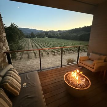 Alila Napa Valley - View from your room balcony. Private fire pit. - Hotels Near Me - St Helena, California