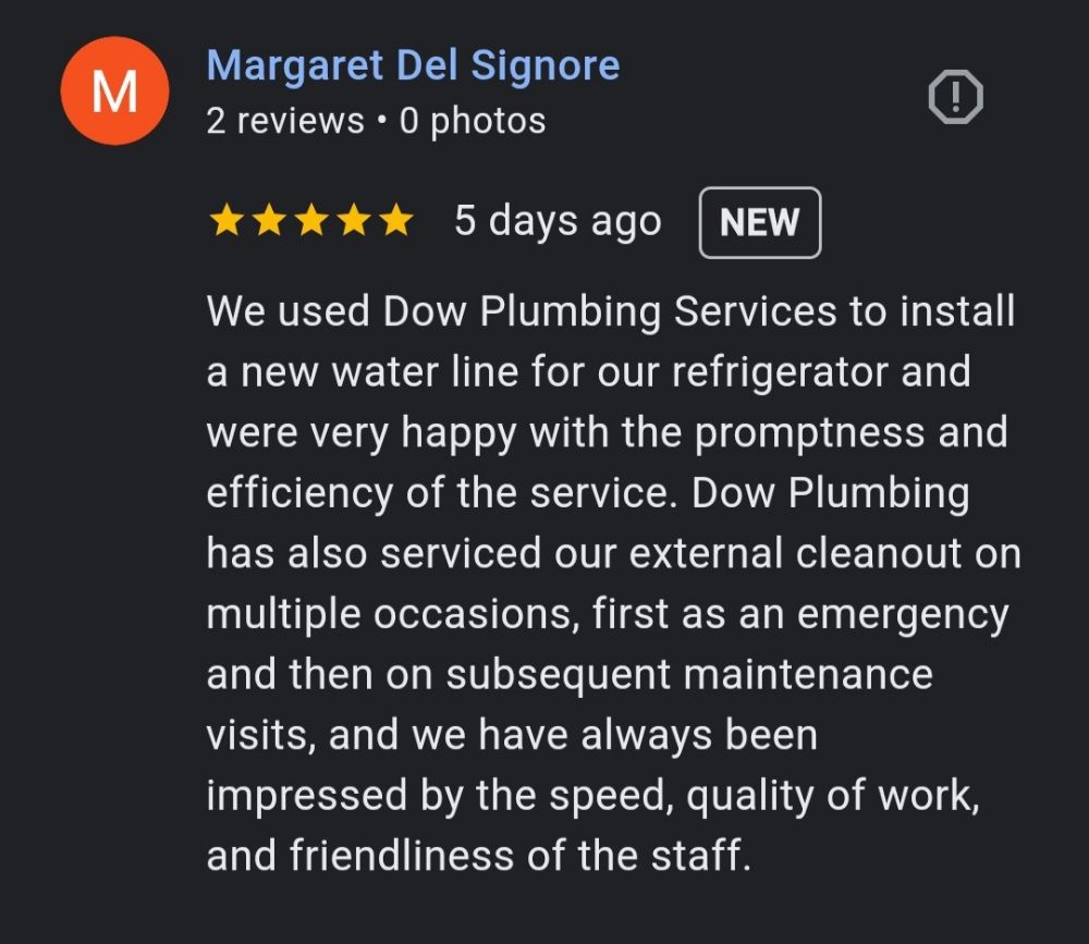 Slide of Dow Plumbing Services