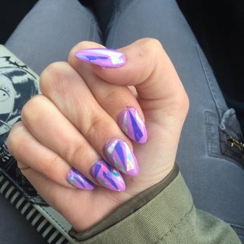 Julie's Nails - Beautiful and retro! Love the hologram - Nail Salons Near Me - Tacoma, Washington Julie's Nails - Beautiful and retro! Love the hologram - Nail Salons Near Me - Tacoma, Washington