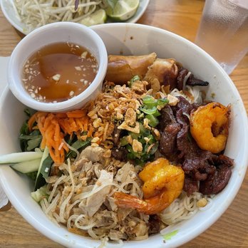 Pho Duong - 48c vermicelli with beef shrimp pork - Vietnamese Near Me - Fairfax, Virginia