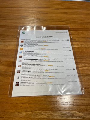 Menu photo 3 Market Square Tap Room Indianapolis, IN Menu photo 3 Market Square Tap Room Indianapolis, IN
