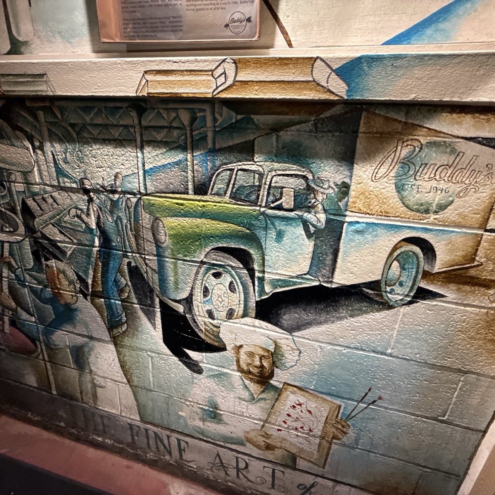 Buddy's Pizza - Cool mural - Pizza Near Me - Detroit, Michigan
