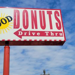 Good Donuts - Can't miss it coming in/going out of Cooper!