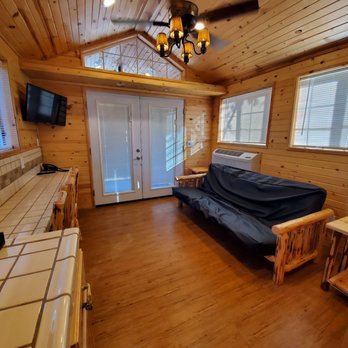 Seven Feathers RV Resort - Cabin dining and futon - RV Parks Near Me - Canyonville, Oregon Seven Feathers RV Resort - Cabin dining and futon - RV Parks Near Me - Canyonville, Oregon