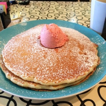 Ruth's Cafe - Cheesecake Pancakes with Strawberry butter! - Breakfast & Brunch Near Me - Indianapolis, Indiana