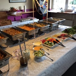 Pasta Time - Das Buffet, das nebenan im Santana aufgebaut wurde.