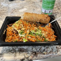 Beef fried rice Beef fried rice