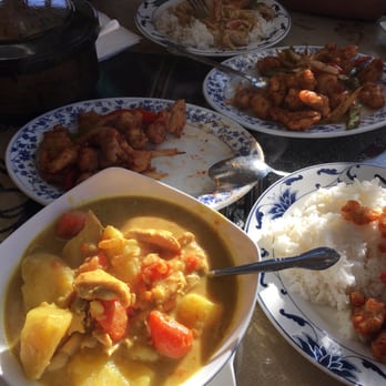 Thai Spoons - Yellow chicken curry and gai pad ped. Can't go wrong. - Thai Near Me - Sunnyvale, California Thai Spoons - Yellow chicken curry and gai pad ped. Can't go wrong. - Thai Near Me - Sunnyvale, California