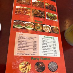 Menu Menu