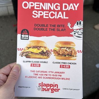 Slappin Burger - Burgers Near Me - Toronto, Ontario Slappin Burger - Burgers Near Me - Toronto, Ontario